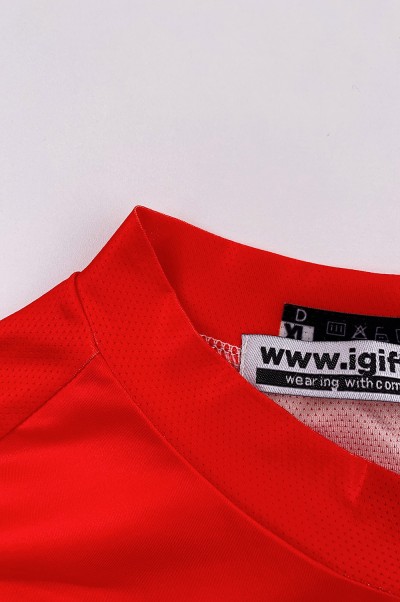 A large number of custom-made competitive cycling clothes design short-sleeved contrast color mountain bike shirts high-bright reflective strip cycling shirts on the back SKCSCP019 detail view-2